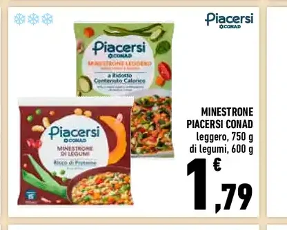 Minestrone Piacersi Conad