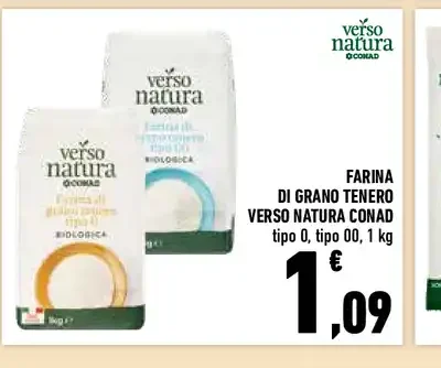 Farina di grano tenero Verso Natura Conad