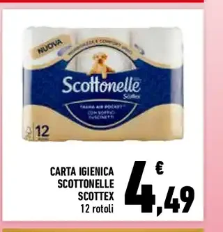 Carta igienica Scottonelle Scottex