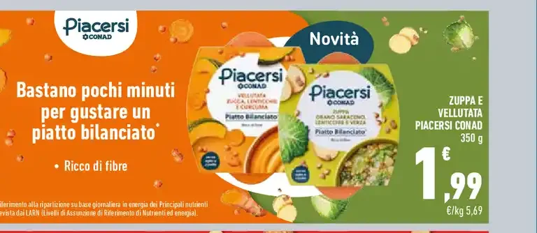 Zuppa e vellutata Piacersi Conad