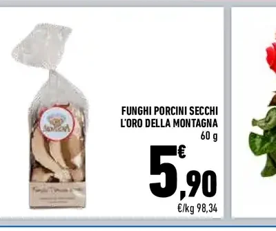 Funghi porcini secchi l’oro della montagna