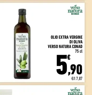 Olio extra vergine di oliva Verso Natura Conad