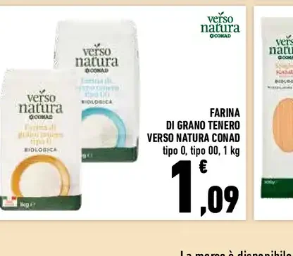 Farina di grano tenero Verso Natura Conad
