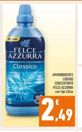 Ammorbidente liquido Felce Azzurra classico