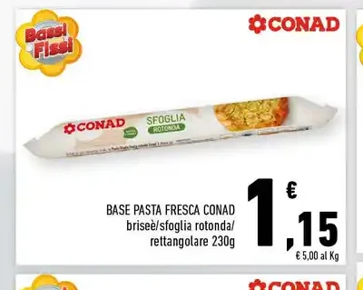 Base pasta fresca Conad