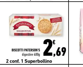 Biscotti Paterson's Digestive