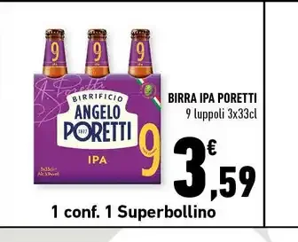 Birra IPA Poretti