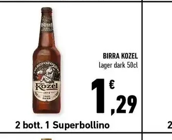 Birra Kozel Lager Dark