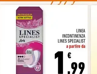 Linea incontinenza Lines Specialist
