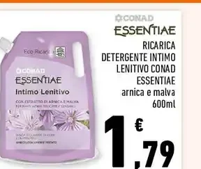 Ricarica detergente intimo lenitivo Conad Essentiae 600 ml