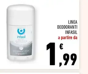Linea deodoranti Infasil