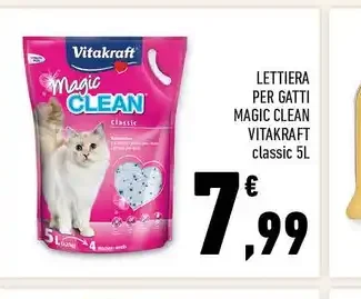 Lettiera per gatti Magic Clean