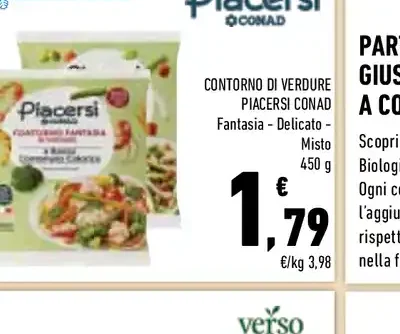 Contorno di verdure Piacersi
