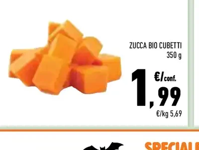 Zucca bio a cubetti