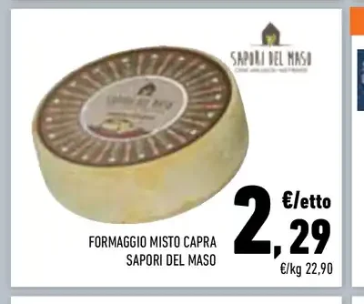 Formaggio Misto Capra Sapori del Maso