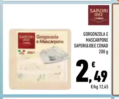 Gorgonzola e Mascarpone Sapori&Idee Conad