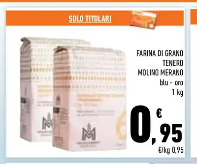 Farina di grano tenero Molino Merano