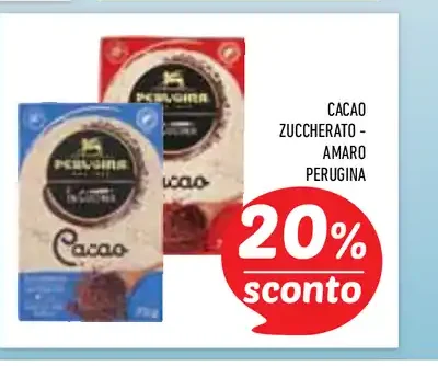Cacao zuccherato-amaro Perugina