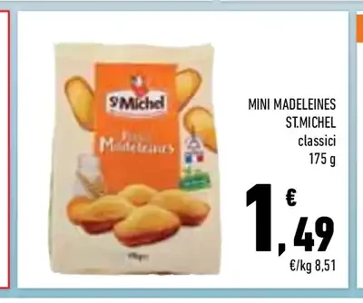 Mini madeleines St. Michel