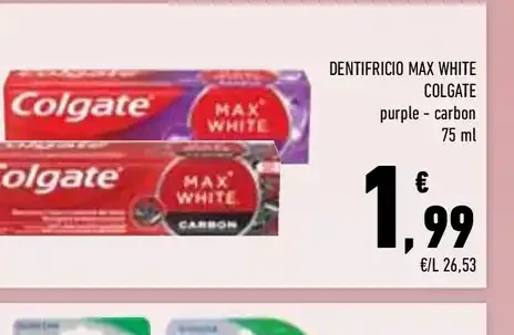Dentifricio Max White Colgate