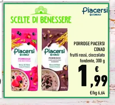 Porridge Piacersi Conad