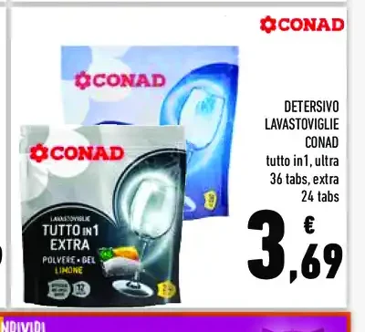 Detersivo lavastoviglie Conad