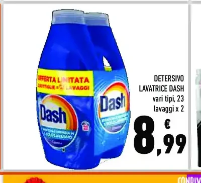 Detersivo lavatrice Dash