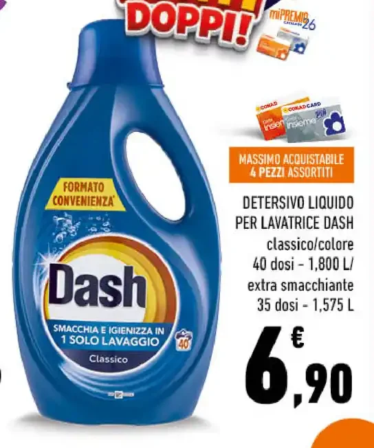 Detersivo liquido Dash