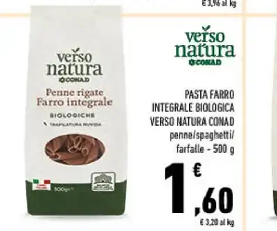 Pasta farro integrale biologica