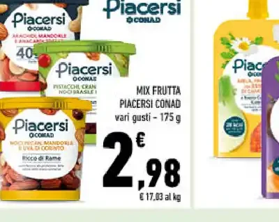 Mix frutta Piacersi Conad