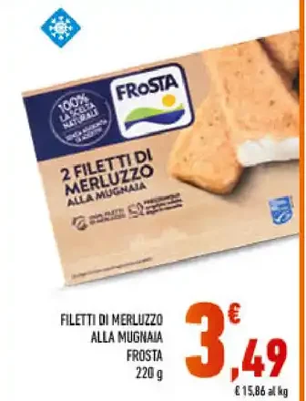 Filetti di merluzzo alla mugnaia Frosta