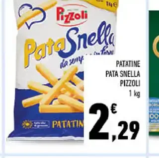 Patatine Pasta Snella Pizzoli