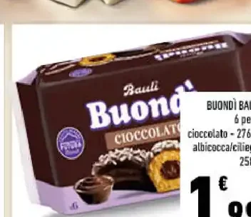 Buondì Bauli cioccolato