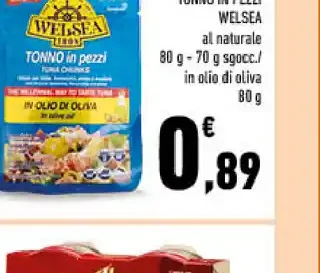 Tonno in pezzi Welsea