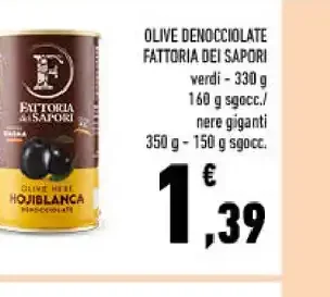 Olive denocciolate fattoria d'oro