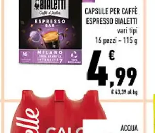 Capsule caffè espresso Bialetti