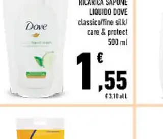 Ricarica sapone liquido Dove