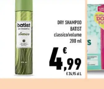 Dry shampoo Batiste