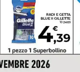 Rasoi e lamette Gillette Blue II