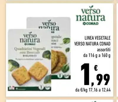 Linea vegetale Verso Natura Conad assortiti