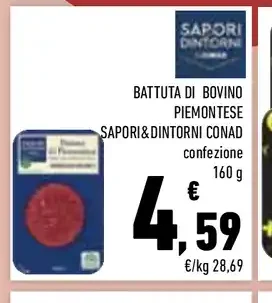 Battuta di bovino piemontese