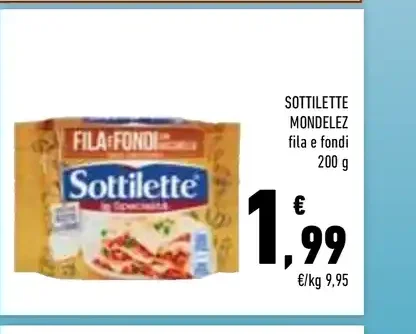 Sottilette fila e fondi Mondelēz