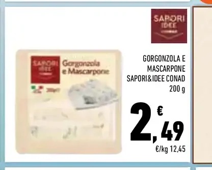 Gorgonzola e mascarpone Sapori&Idee Conad