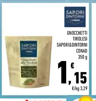 Gnocchetti tirolesi Sapori&Dintorni Conad