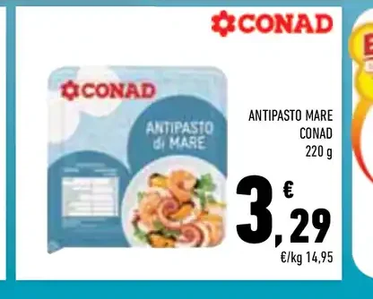 Antipasto mare Conad