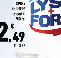 Spray Lysoform assortiti