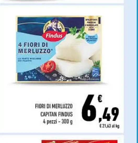 Fiori di merluzzo Capitan Findus