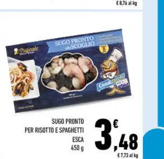 Sugo pronto per risotto e spaghetti Esca