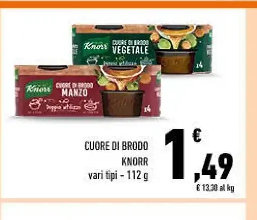 Cuore di brodo Knorr
