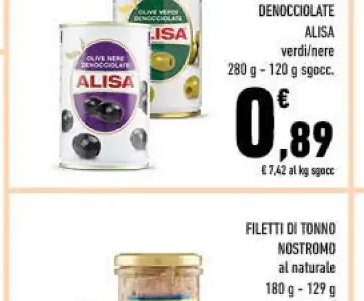 Olive denocciolate Alisa